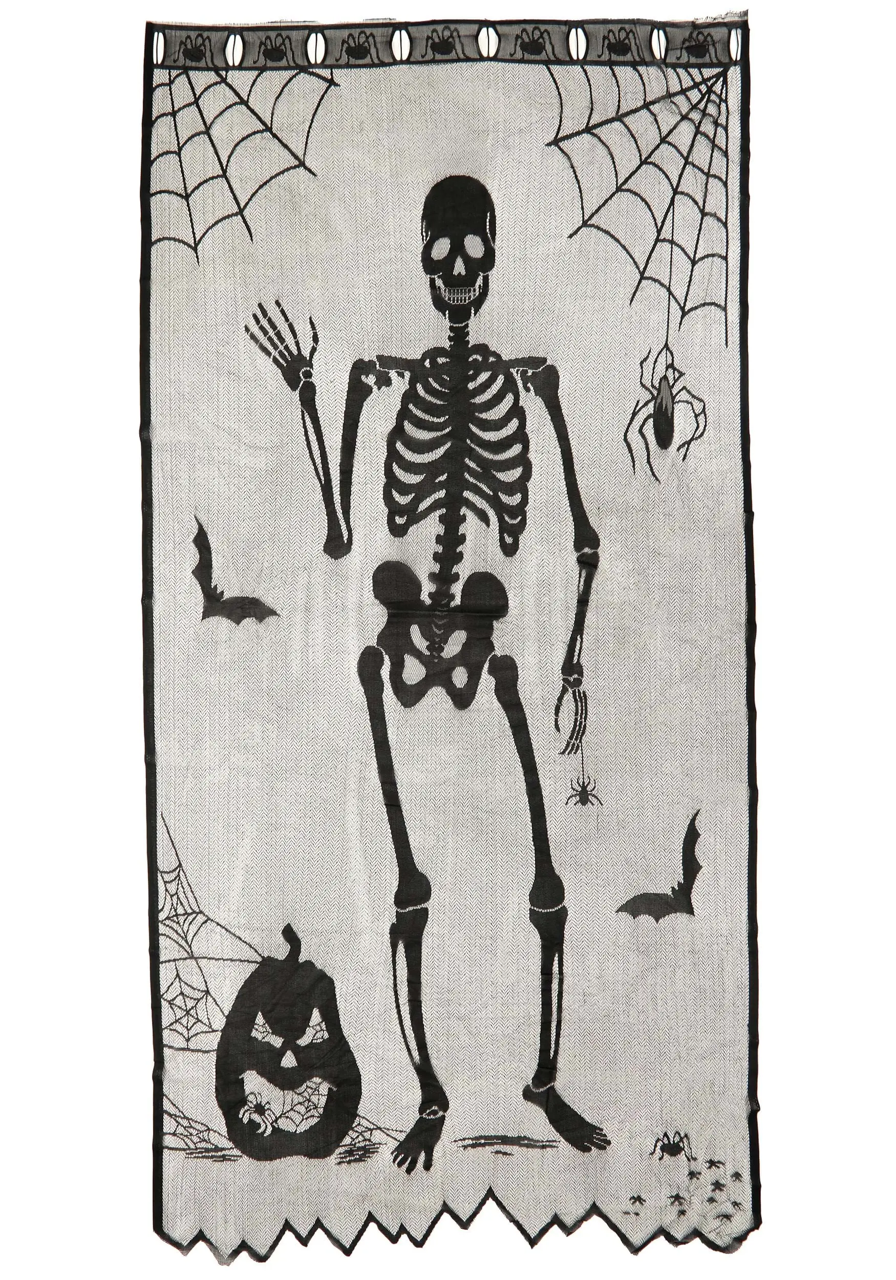 Bony Buddy Skeleton Door Curtain Halloween Decoration 3 Bony Buddy Skeleton Door Curtain Halloween Decoration