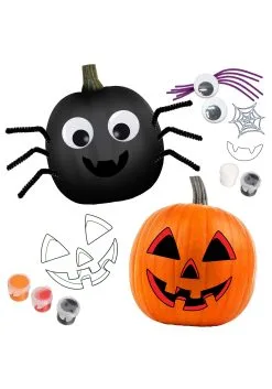 8 Characters Pumpkin Coloring Kit -Animatronics Shop coloring pumpkins with 8 characters alt 5