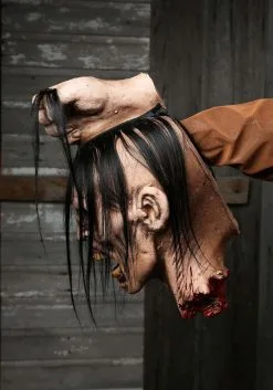 Beheaded Severed Corpse Head Prop 11 Beheaded Severed Corpse Head Prop -Animatronics Shop corpse beheaded severed head prop alt 2