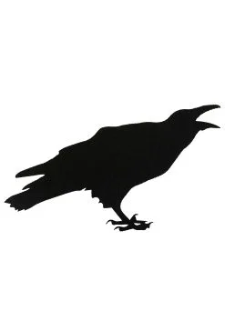 12 Piece Black Crow Stickers Halloween Decoration 11 12 Piece Black Crow Stickers Halloween Decoration -Animatronics Shop crow stickers 12pcs alt 2