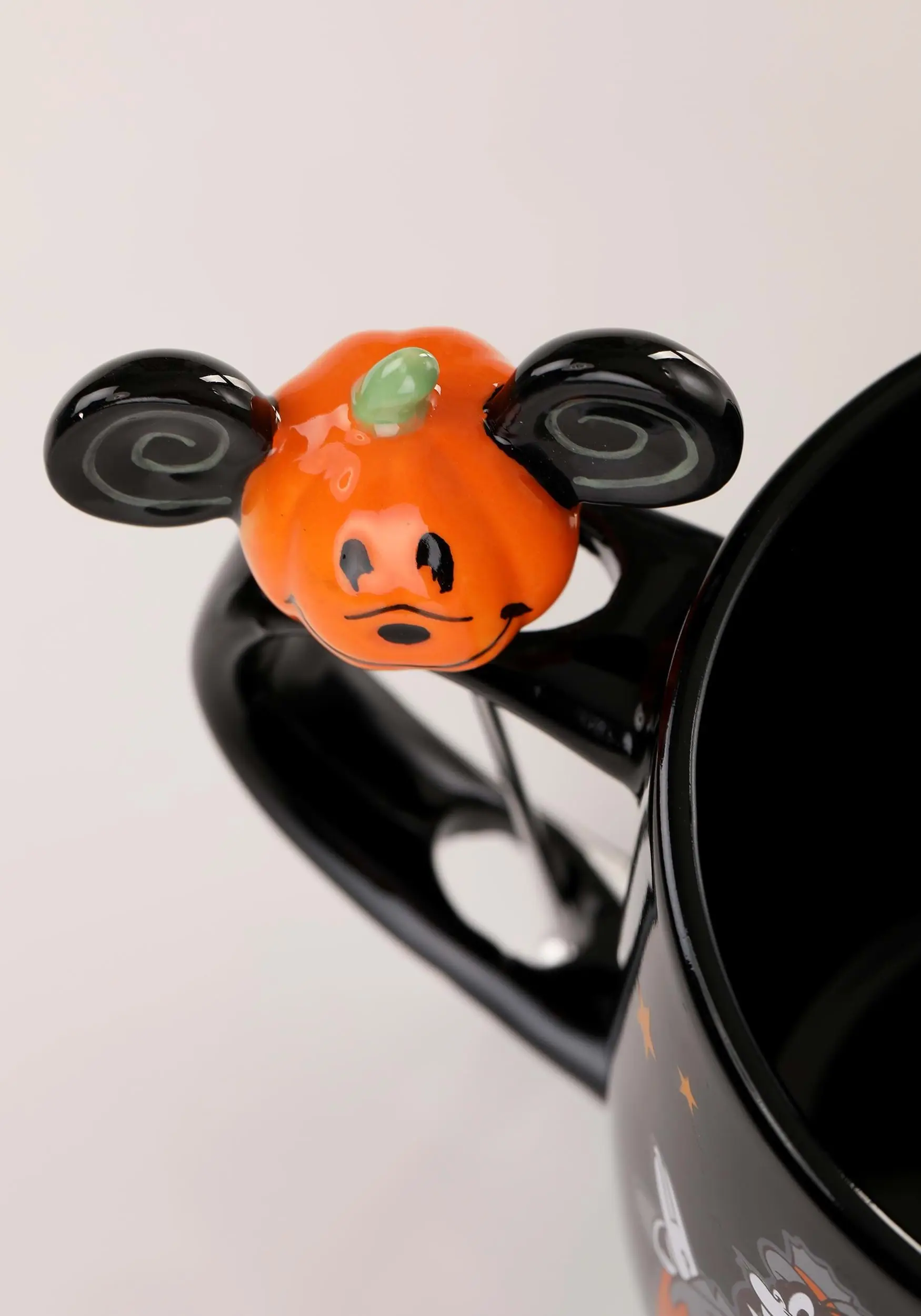 Happy Halloween Black Stirrer Mickey Disney Mug 5 Happy Halloween Black Stirrer Mickey Disney Mug - Image 3