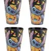 Adult Disney Stitch Jack O'Lantern Black Tumblers Set Of 4