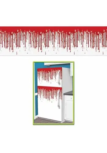 Dripping Blood Fridge And Freezer Door Cover 4 Dripping Blood Fridge And Freezer Door Cover - Image 2