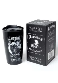 Dying For A Drink Double Walled Travel Mug -Animatronics Shop dying for a drink double walled mug alt 1