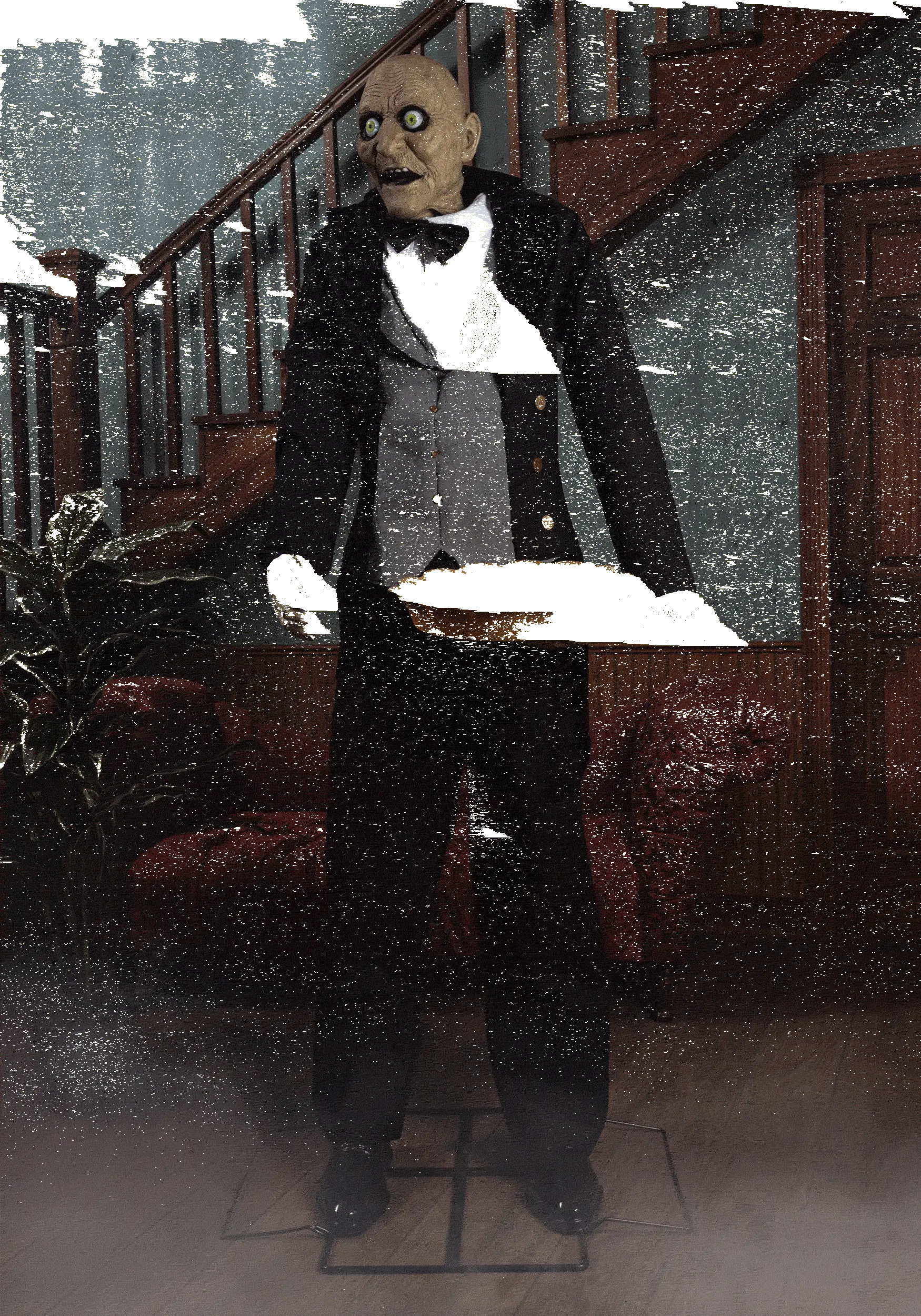 Animated Evil Greeter Butler Decoration 3 Animated Evil Greeter Butler Decoration