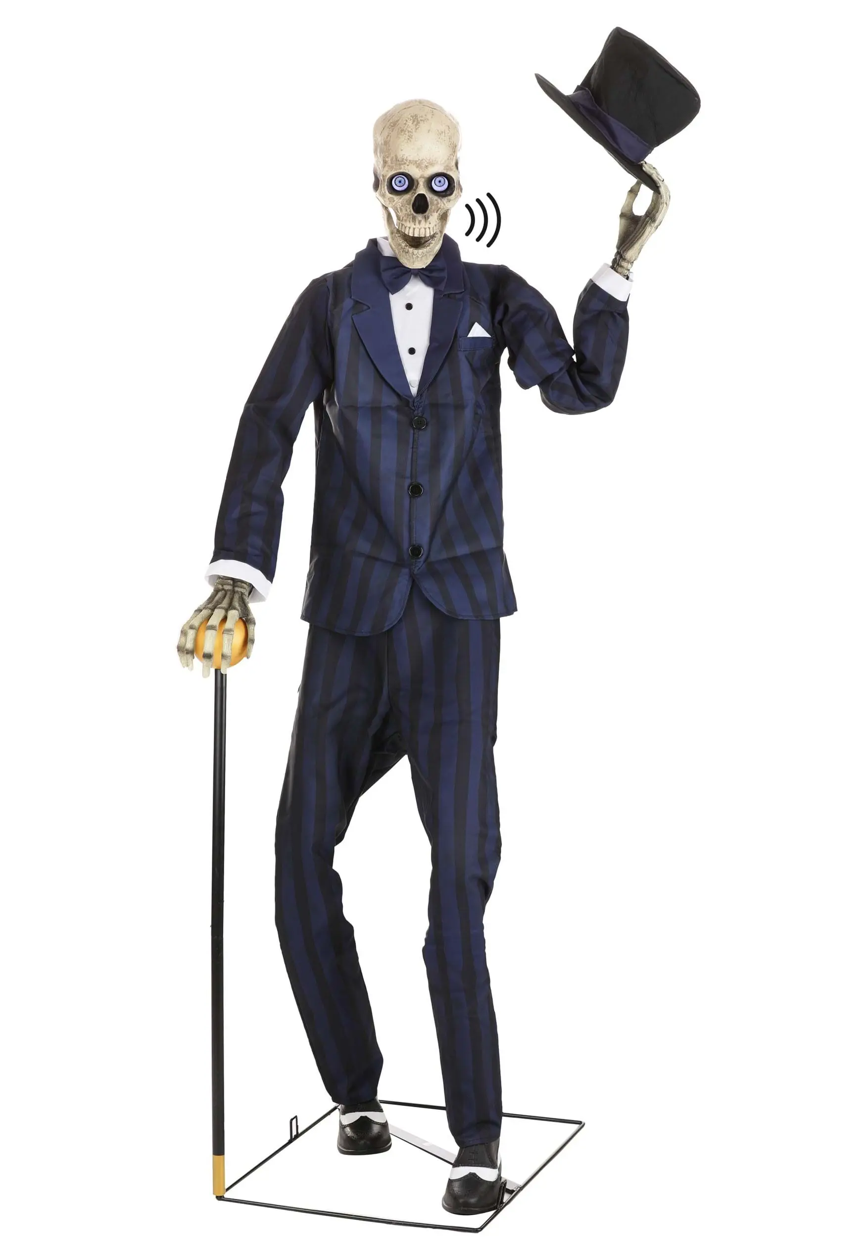 Gentleman Skeleton Animatronic Halloween Decoration 6 Gentleman Skeleton Animatronic Halloween Decoration - Image 4