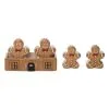 Salt & Pepper Gingerbread Shaker Set -Animatronics Shop gingerbread salt and pepper shaker set