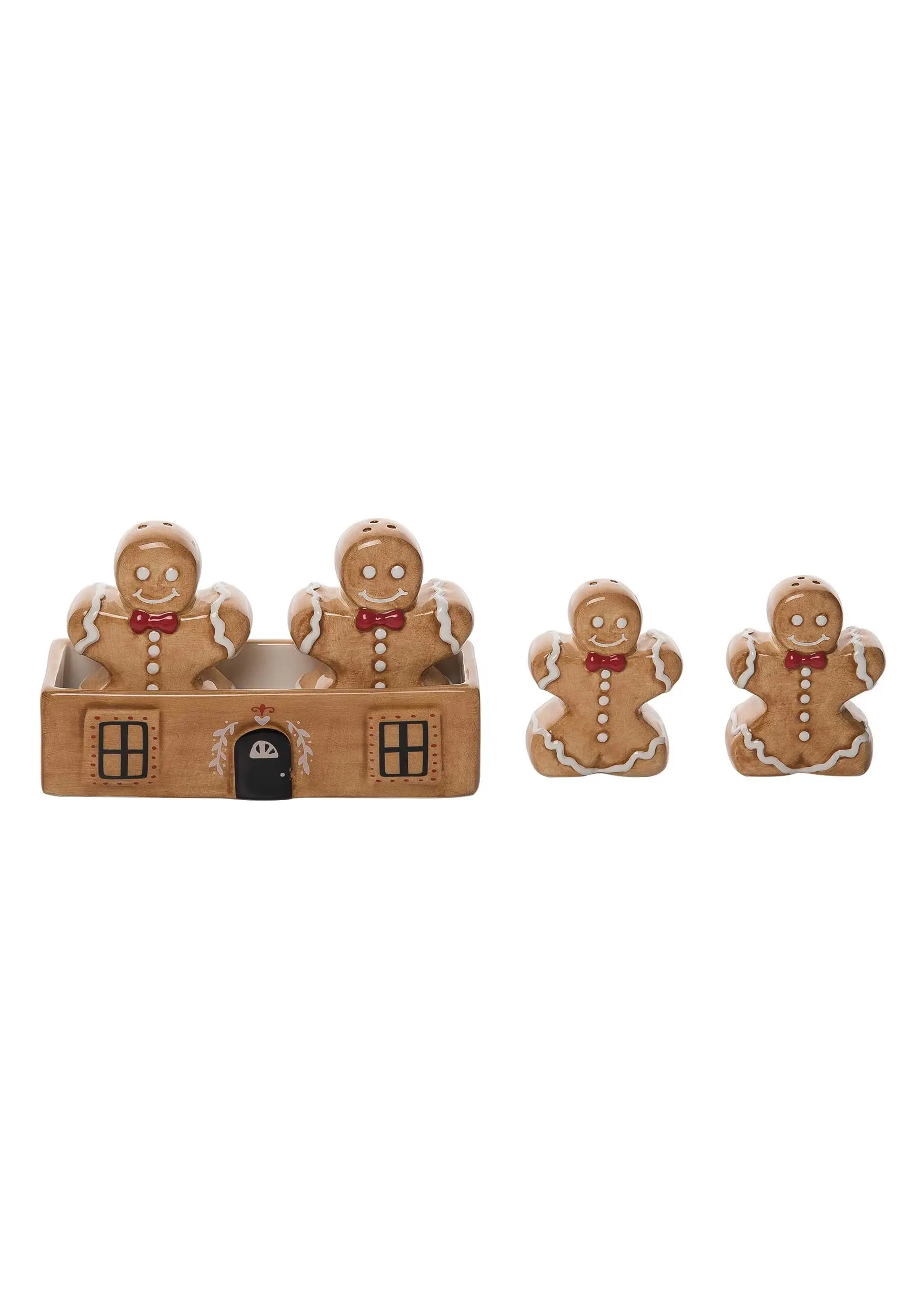 Salt & Pepper Gingerbread Shaker Set 3 Salt & Pepper Gingerbread Shaker Set