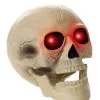Light Up Glowing Red Eyes Skull Decoration -Animatronics Shop glowing skull decoration