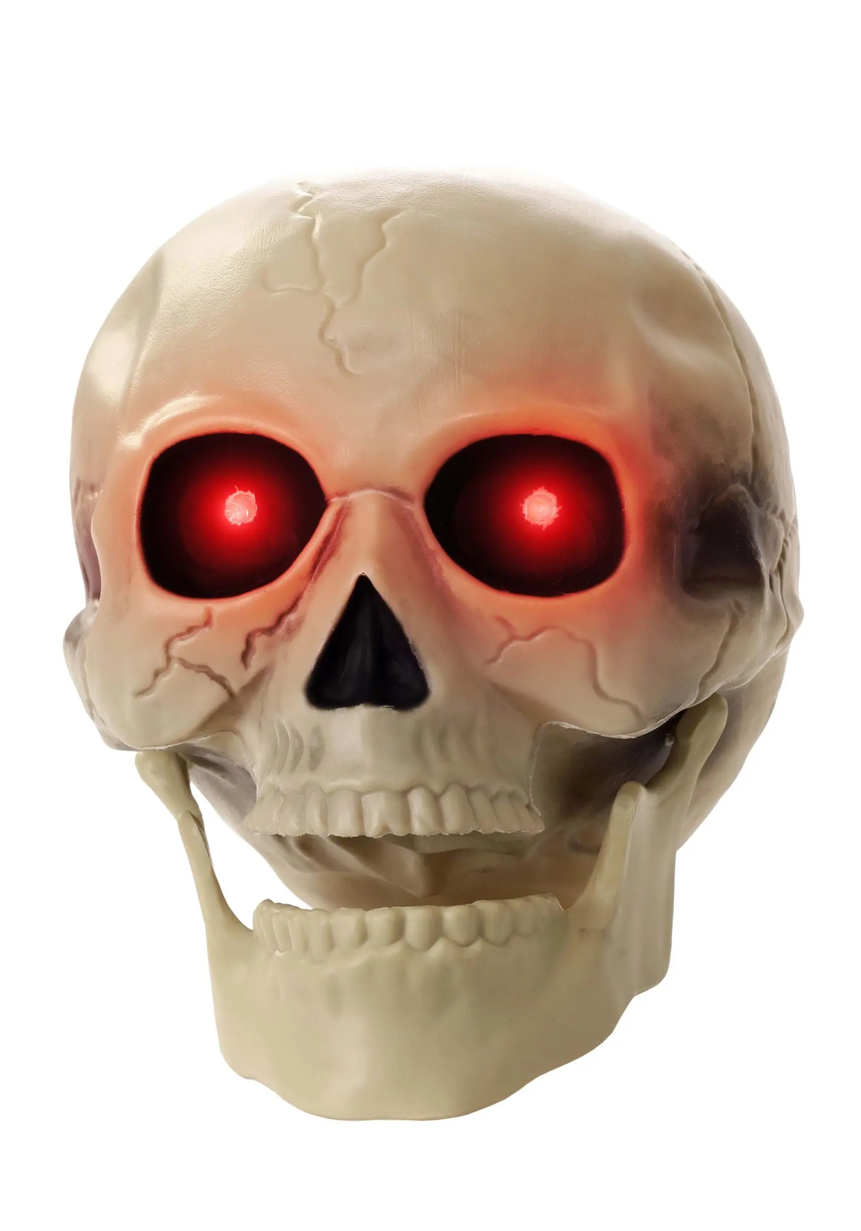 Light Up Glowing Red Eyes Skull Decoration 4 Light Up Glowing Red Eyes Skull Decoration - Image 2