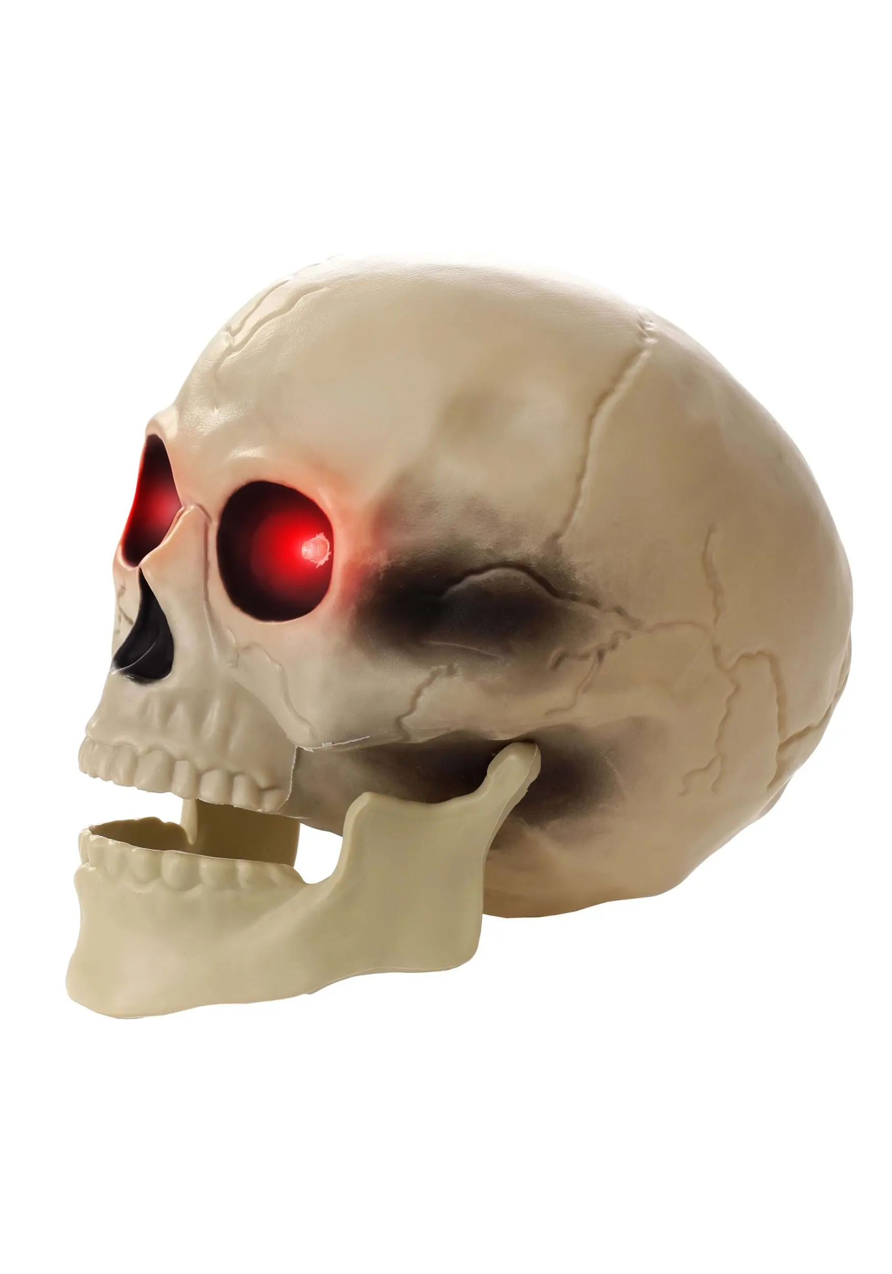 Light Up Glowing Red Eyes Skull Decoration 5 Light Up Glowing Red Eyes Skull Decoration - Image 3