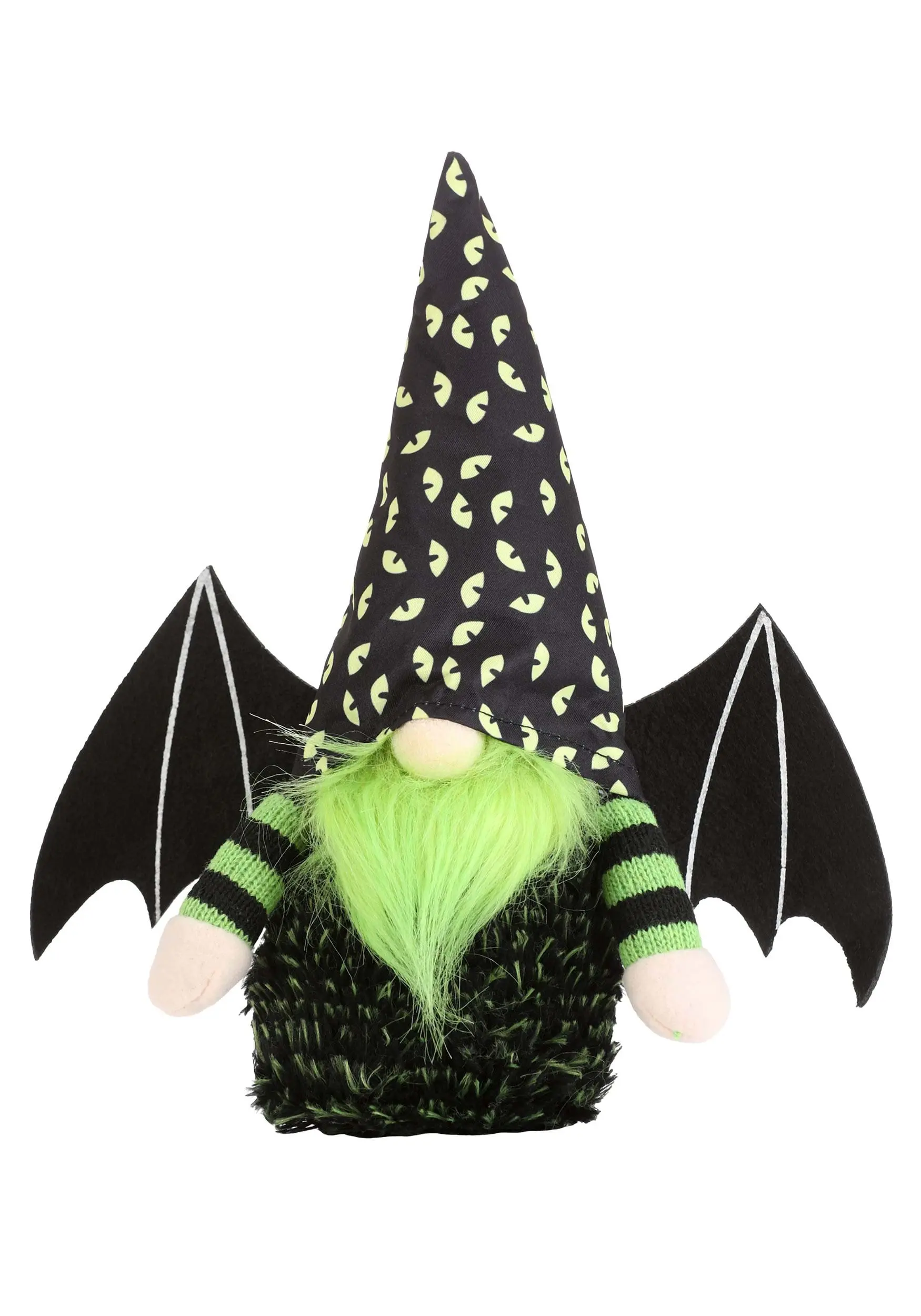 Green Garden Gnome Bat Decoration 3 Green Garden Gnome Bat Decoration