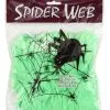 Green Spider Web Halloween Decoration -Animatronics Shop green spider web decoration