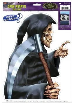 Grim Reaper Car Cling Accessory