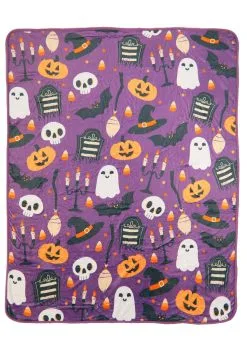Halloween Mischief Comfy Throw Blanket