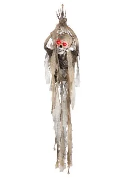 Hanging Animatronic Skeleton Decoration -Animatronics Shop hanging ghost with movinglightsound alt 3
