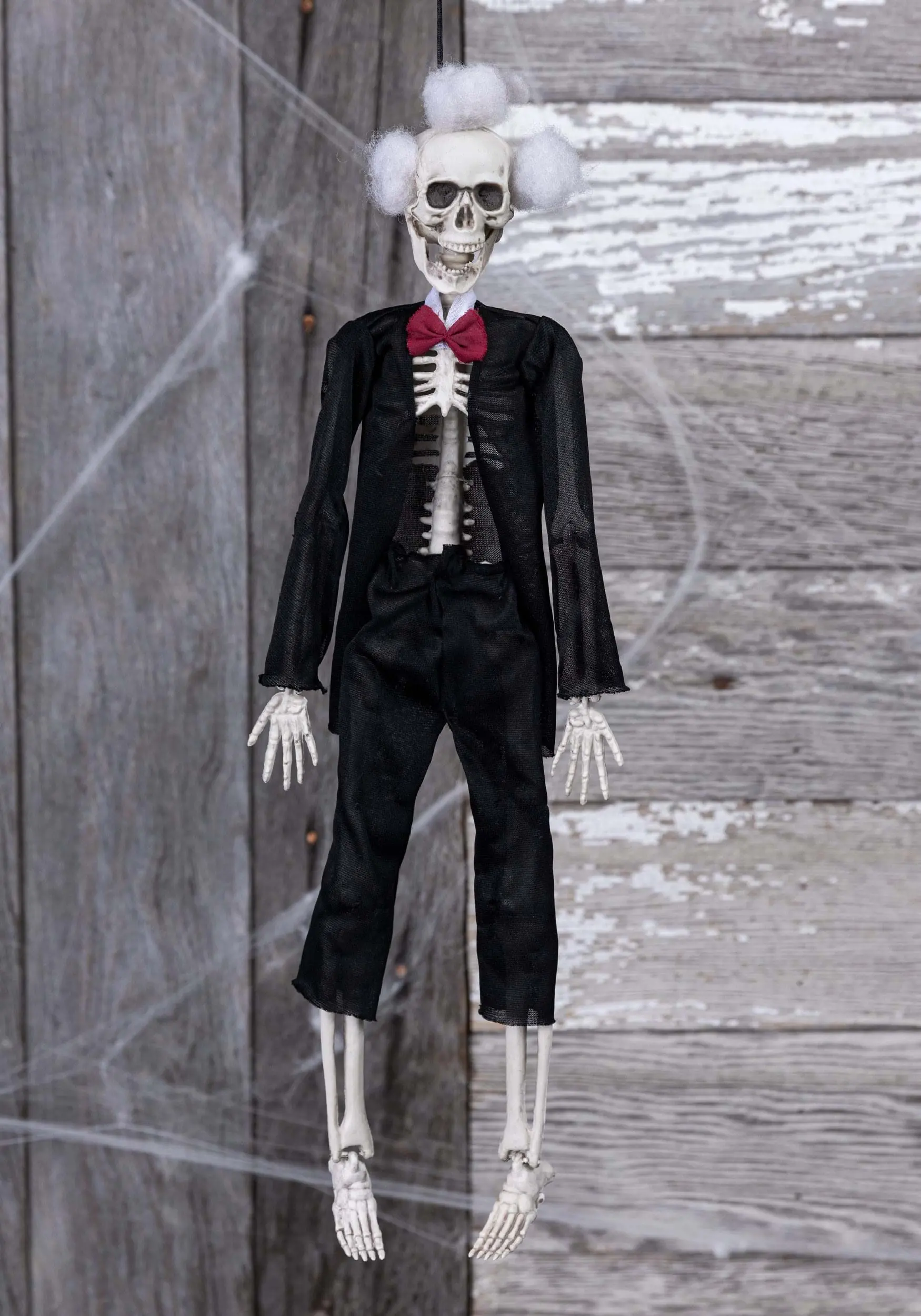 16" Hanging Gothic Skeleton Groom Halloween Decoration 3 16" Hanging Gothic Skeleton Groom Halloween Decoration