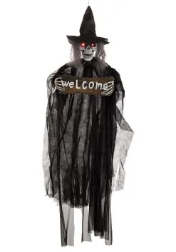 Hanging Witch Home Decor -Animatronics Shop hanging witch alt 2