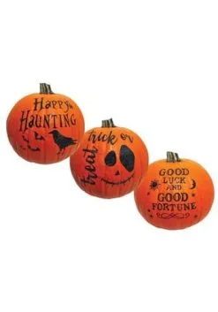 Pumpkin Glitter Happy Haunting Sticker Kit -Animatronics Shop happy haunting pumpkin glitter sticker kit alt 2