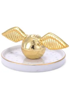 Harry Potter Golden Snitch Ceramic Tray -Animatronics Shop harry potter golden snitch ceramic tray alt 2