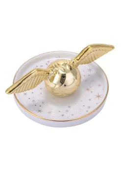 Harry Potter Golden Snitch Ceramic Tray -Animatronics Shop harry potter golden snitch ceramic tray alt 3