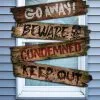Haunted Boards With Words Over Window 1 Haunted Boards With Words Over Window -Animatronics Shop haunted window boards w words