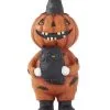 11.25-Inch Jack O Lantern Figure With Owl Decoration -Animatronics Shop jack o lantern figure with owl decoration