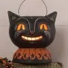 Paper Mache Magic Catty Jack Lantern By Johanna Parker -Animatronics Shop johanna parker magic catty jack lantern paper mache