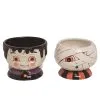 Mummy And Franky Johanna Parker Snack Dish Set -Animatronics Shop johanna parker mummy and franky snack dish set
