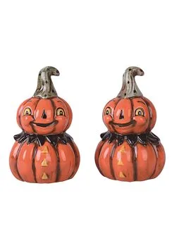 Johanna Parker Salt & Pepper Vintage Pumpkin Shaker Set