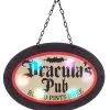 Light Up Hanging Dracula's Pub Sign