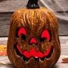 Light Up Scary Pumpkin With Red Lights Decoration 2 Light Up Scary Pumpkin With Red Lights Decoration -Animatronics Shop light up scary pumpkin with red lights