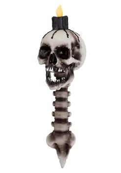 Light Up Skull Torch Decoration -Animatronics Shop light up skull torch alt 2