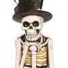 Light Up Skeleton Figure With Top Hat Decoration 1 Light Up Skeleton Figure With Top Hat Decoration -Animatronics Shop light up top hat skeleton figure