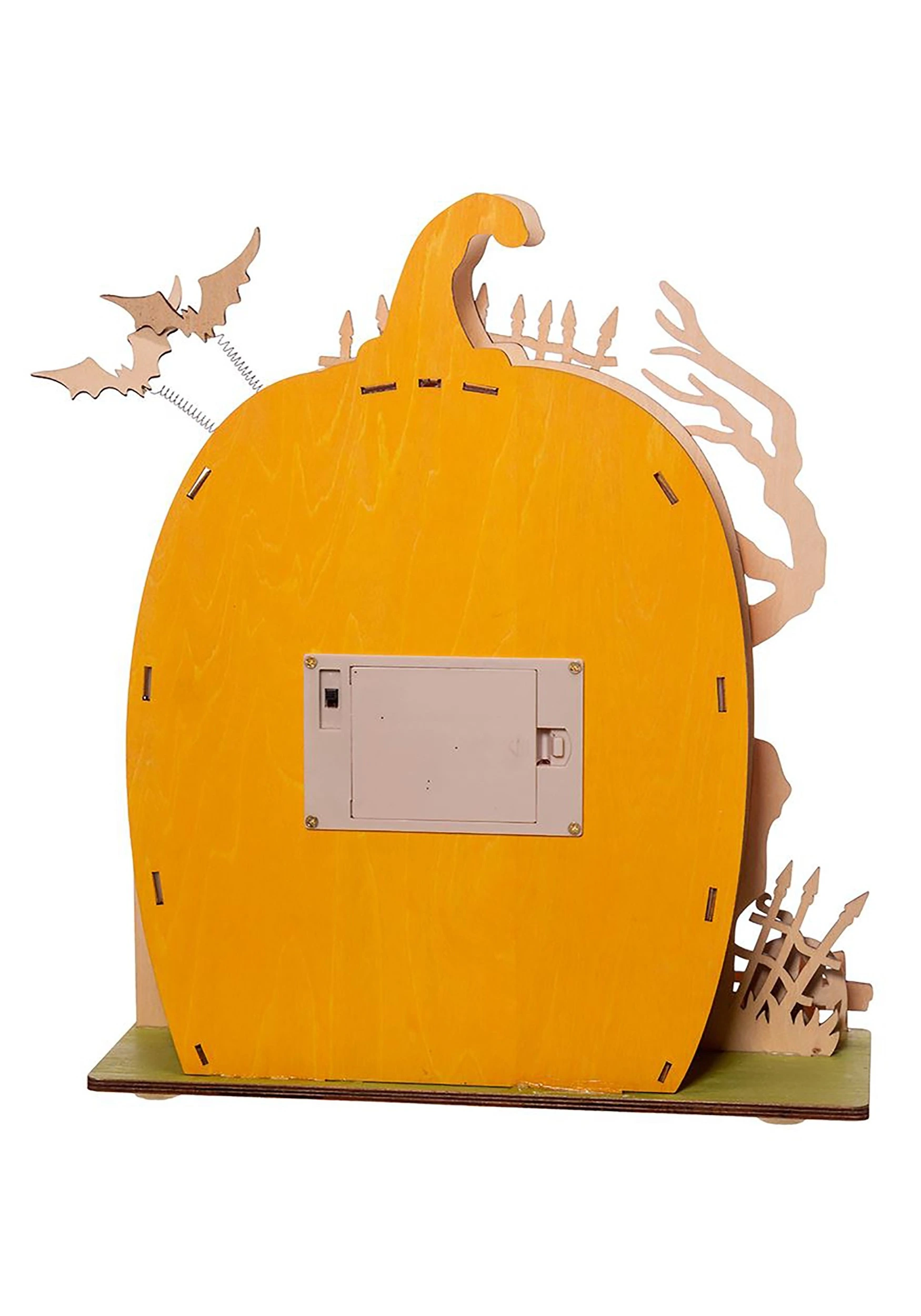 Light Up Wooded Jack 'O Lantern House Table Decoration 6 Light Up Wooded Jack 'O Lantern House Table Decoration - Image 4