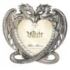 Silver Love Dragon Photo Frame -Animatronics Shop love dragon photo frame