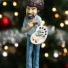 Bob Ross 5" Painter Christmas Ornament -Animatronics Shop molded ornament 5 bob ross update