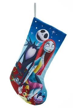 Nightmare Before Christmas Jack & Sally Stocking