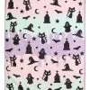 Pastel Halloween Throw Blanket -Animatronics Shop pastel halloween throw blanket