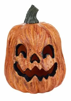 Light Up Scary Pumpkin With Red Lights Decoration 7 Light Up Scary Pumpkin With Red Lights Decoration -Animatronics Shop pumpkin w red light shining3 alt 1