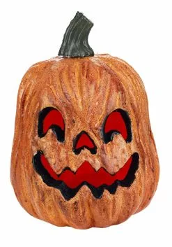 Light Up Scary Pumpkin With Red Lights Decoration 9 Light Up Scary Pumpkin With Red Lights Decoration -Animatronics Shop pumpkin w red light shining3 alt 3