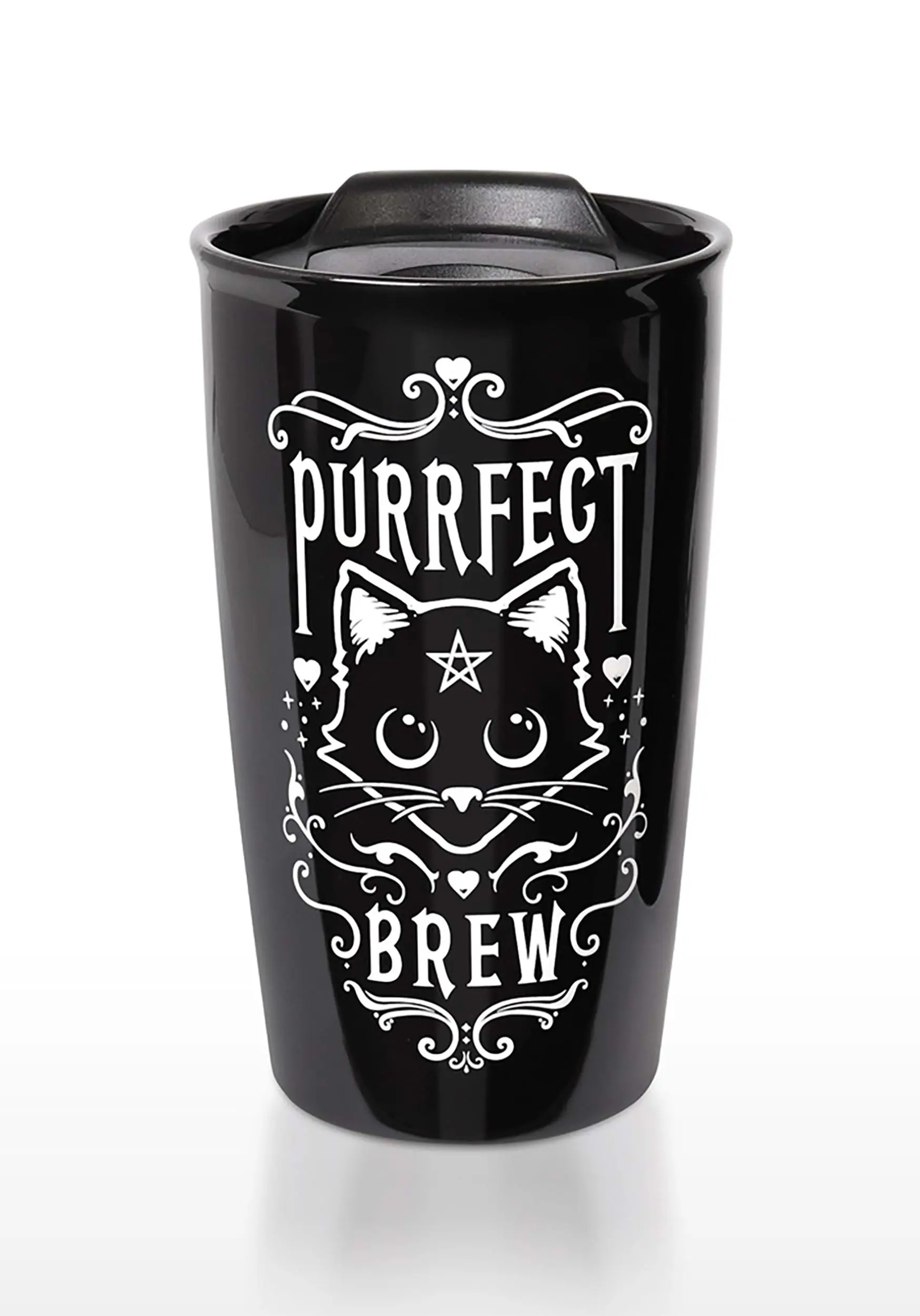 Purrfect Brew Double Walled Travel Mug 4 Purrfect Brew Double Walled Travel Mug - Image 2