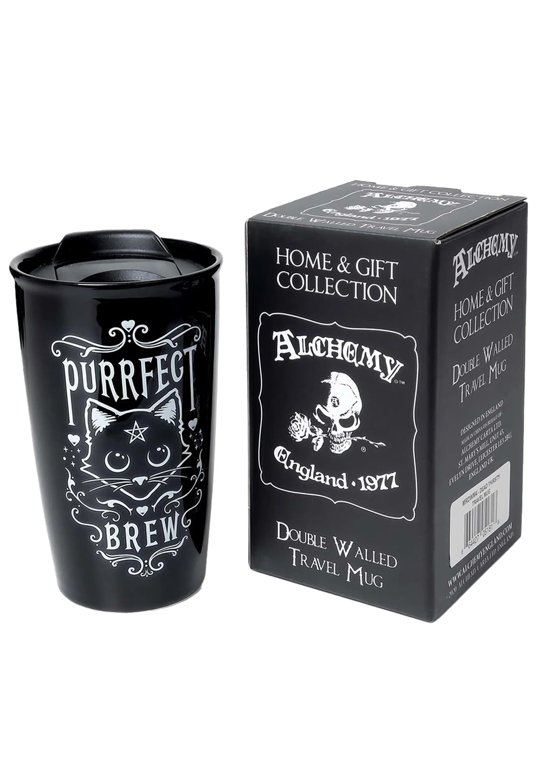 Purrfect Brew Double Walled Travel Mug 3 Purrfect Brew Double Walled Travel Mug