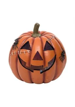 Light Up Resin Jack-O-Lantern