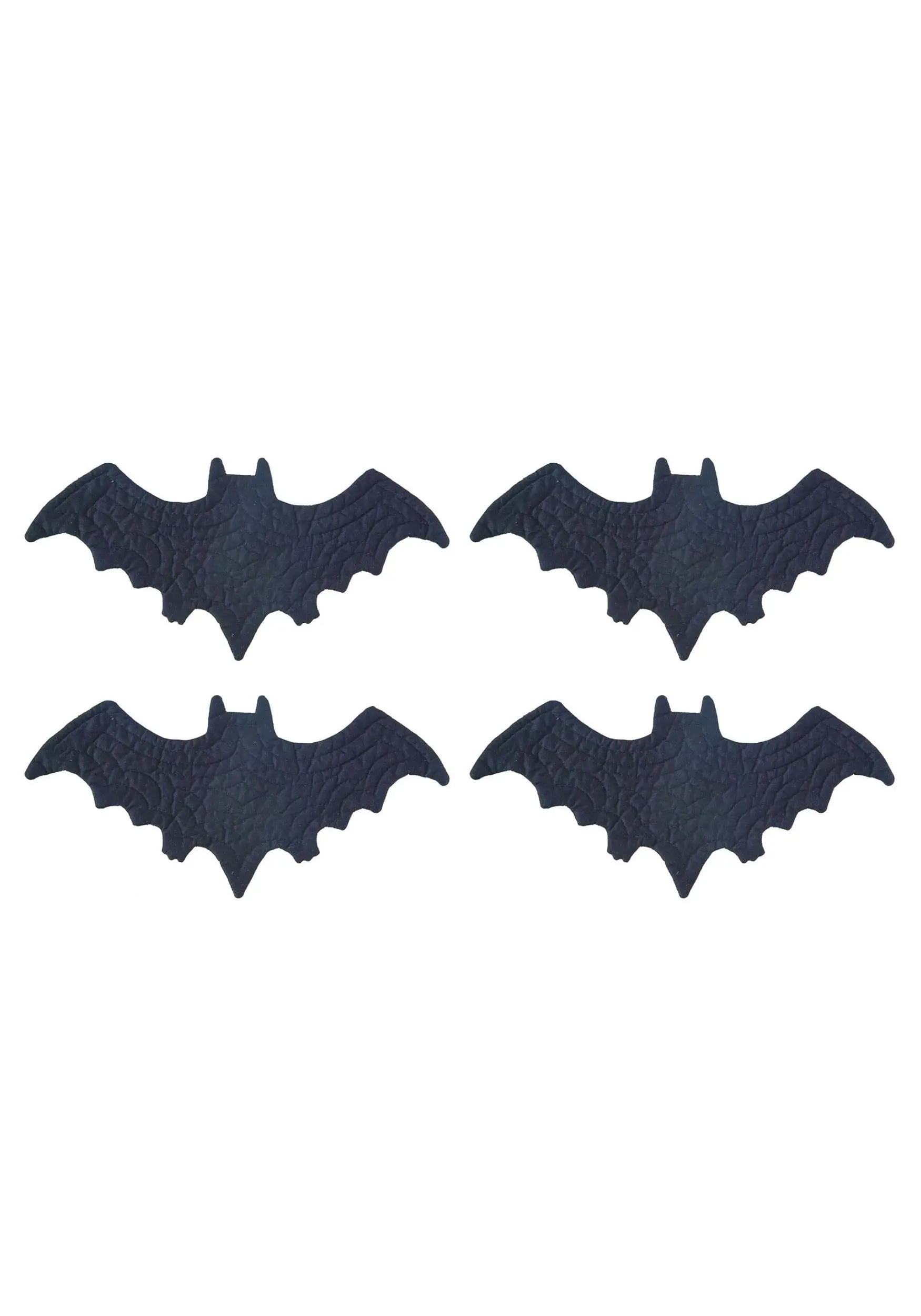 Set Of 4 Fabric Bat Table Decoration Placemats 3 Set Of 4 Fabric Bat Table Decoration Placemats