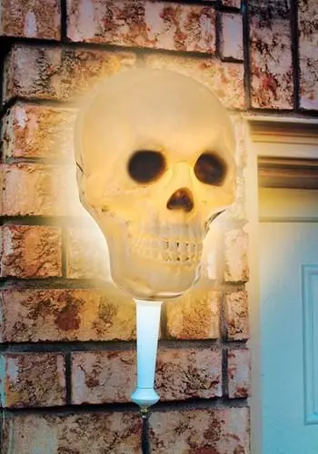Complete Skull Porch Light Cover Or Wall Decoration 3 Complete Skull Porch Light Cover Or Wall Decoration