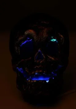 Skull With Color Changing LED Lights Decoration 9 Skull With Color Changing LED Lights Decoration -Animatronics Shop skull with color changing led lights alt 3