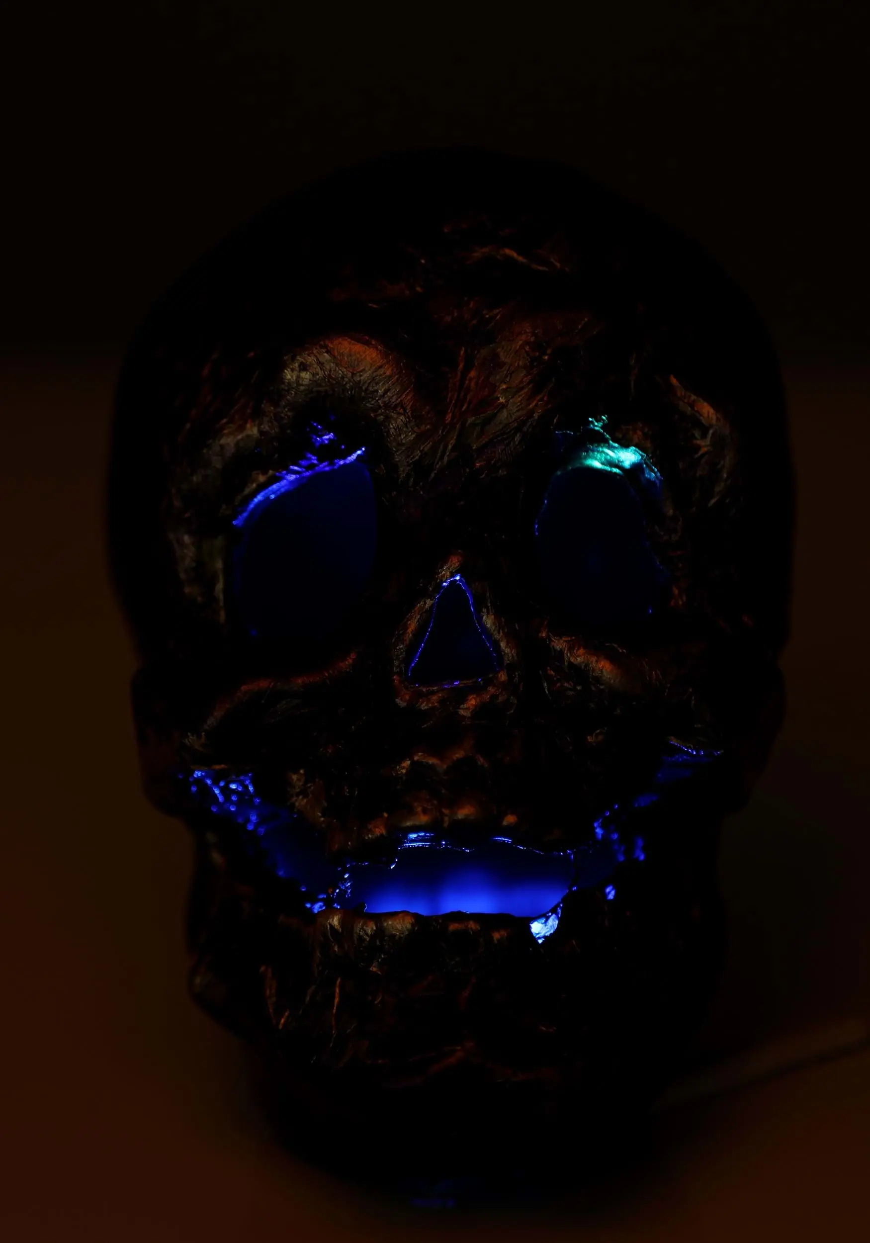 Skull With Color Changing LED Lights Decoration 6 Skull With Color Changing LED Lights Decoration - Image 4