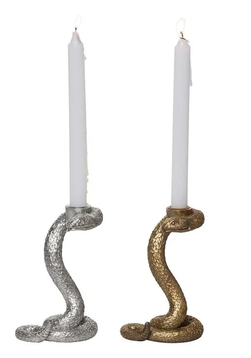 Snake Candle Holder Set -Animatronics Shop snake candle holder set