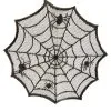 Black Spider Web Placemat Table Decoration